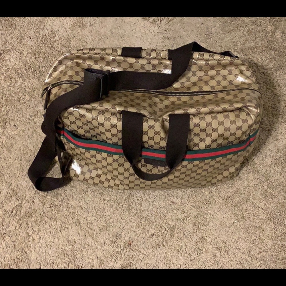 Gucci Crystal  Duffle Travel bag w/ dust bag!